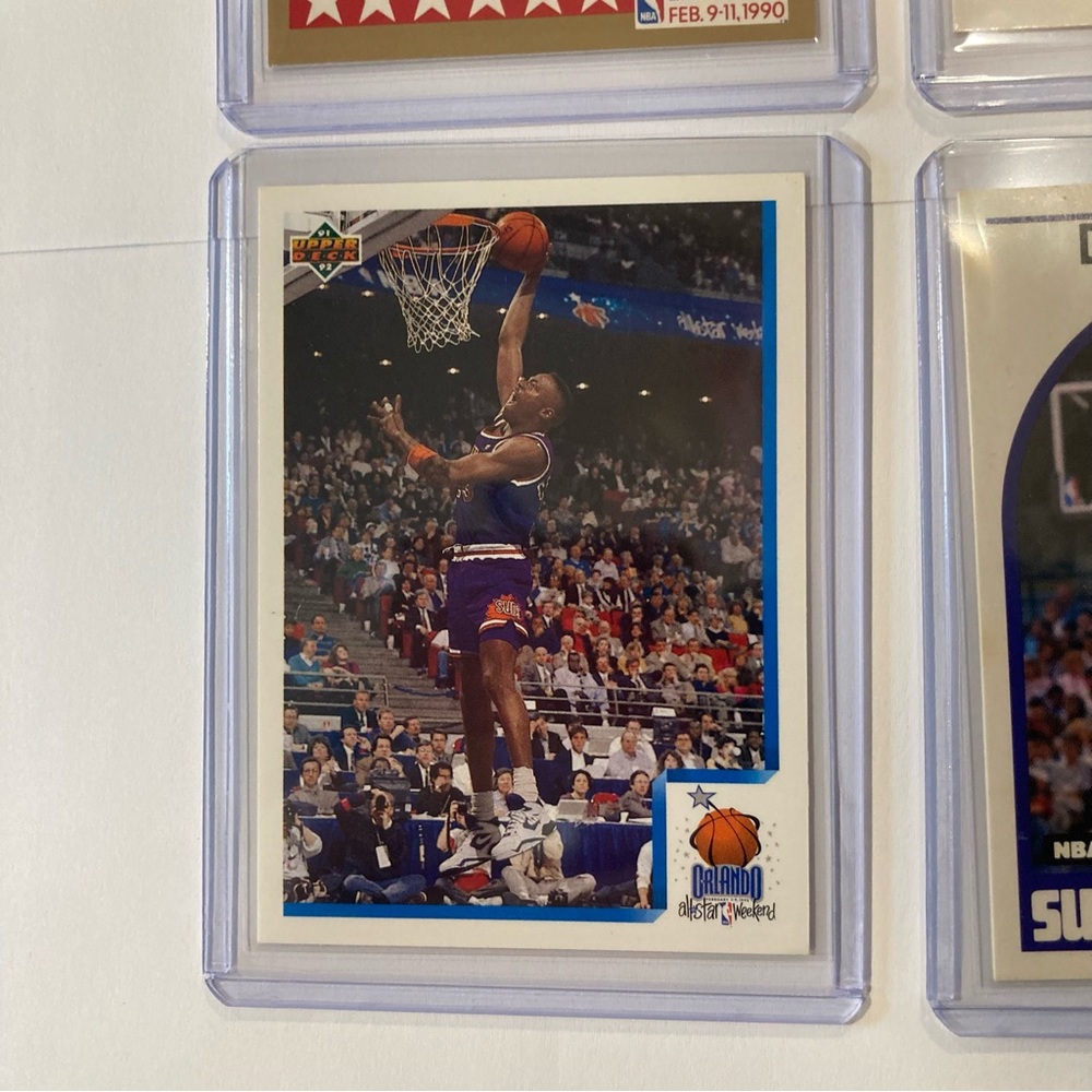 Late 80s - Early 90s Basketball Cards Lot 9 Cards Jordan Bogues Barkley & Others - Picture 7 of 16